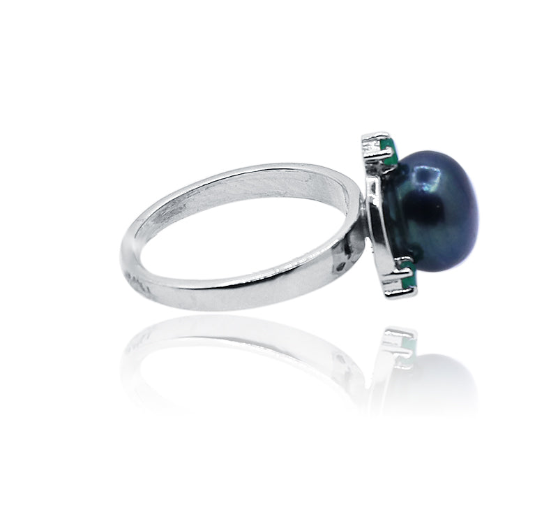 Aabha Pearl Silver 925 Ring