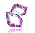 Italian Flamingo Silver 925 Earrings
