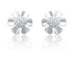 Italian Begonia Silver 925 Mini Pendent Set