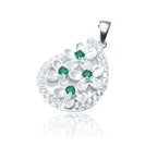 Italian Vermont Silver 925 Mini Pendent Set