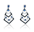 Italian Nightingale Silver 925 Earrings