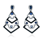 Italian Nightingale Silver 925 Earrings