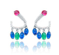 Kingfisher Silver 925 Earrings