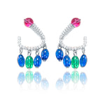 Kingfisher Silver 925 Earrings