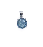 Marine Blue Silver 925 Mini Pandent Set