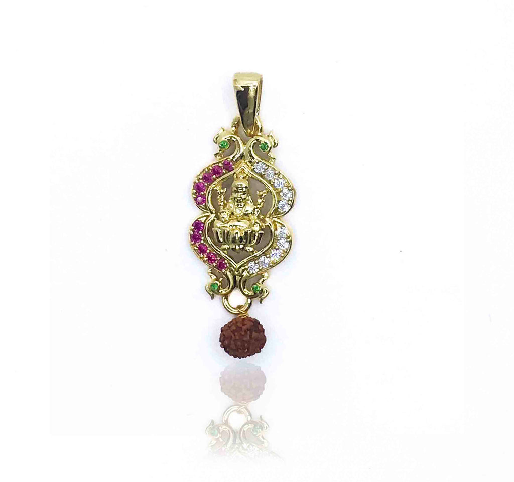 Rudraksh Ganesha Silver 925 Pendant