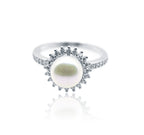 Regal Pearl Silver 925 Ring