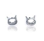 Kitten Silver 925 Studs