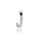 J Shape Silver 925 Pendant
