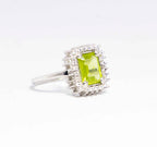 Esme Green Silver 925 Ring