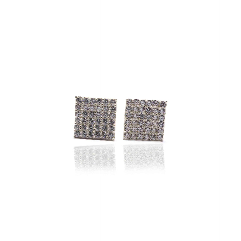 Studded White Silver 925 Studs