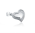 Unique Heart Silver 925 Pendant