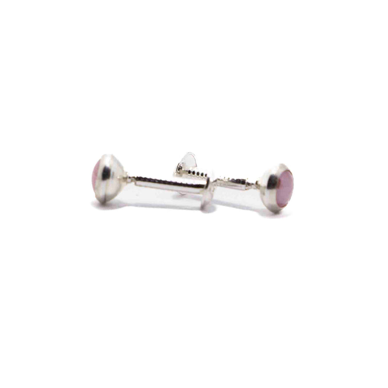 Pink Dot Silver 925 Studs