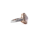 Korean Ivory Marble Silver 925 Ring