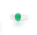 Teal Green Silver 925 Ring