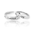 Forever Love Couple Ring Silver 925 Rings