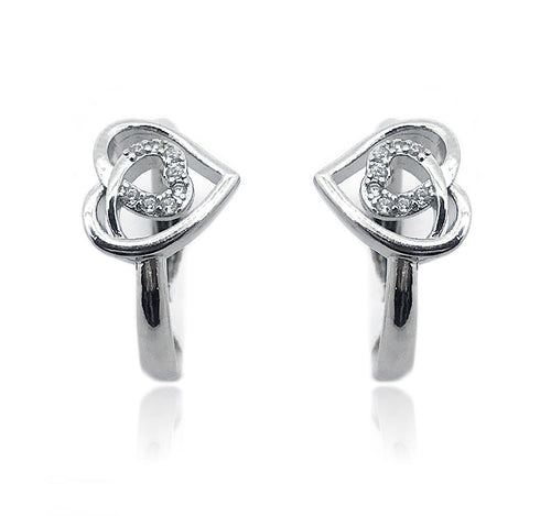 Blingy Heart Silver 925 Toe Ring