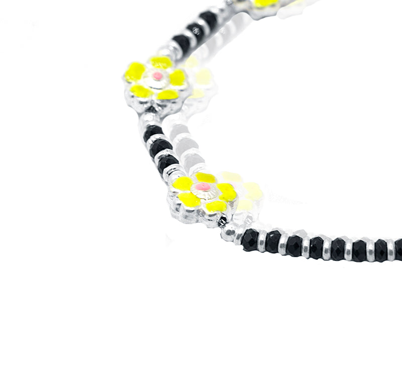 Yellow Petunia Silver 925 Bracelet Baby