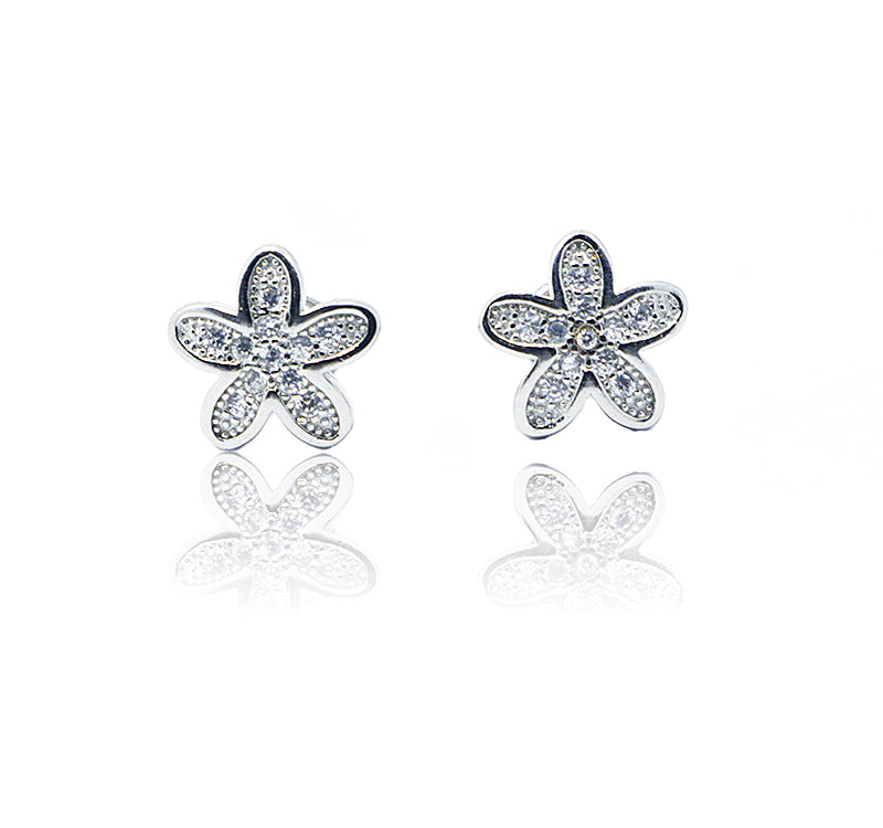 Flower Silver 925 Studs