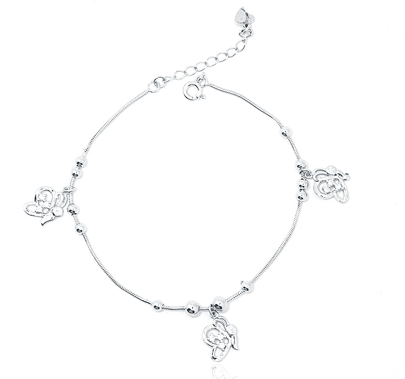 Butterfly Charms Silver 925 Bracelets