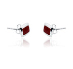 Aarzoo Red Silver 925 Earring
