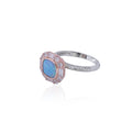 Allure Blue Silver 925 Ring