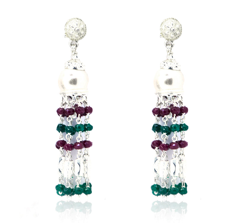 Yukta Pearl Silver 925Necklace  Set