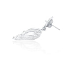 Flower Silver Earrings 925