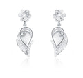 Flower Silver Earrings 925