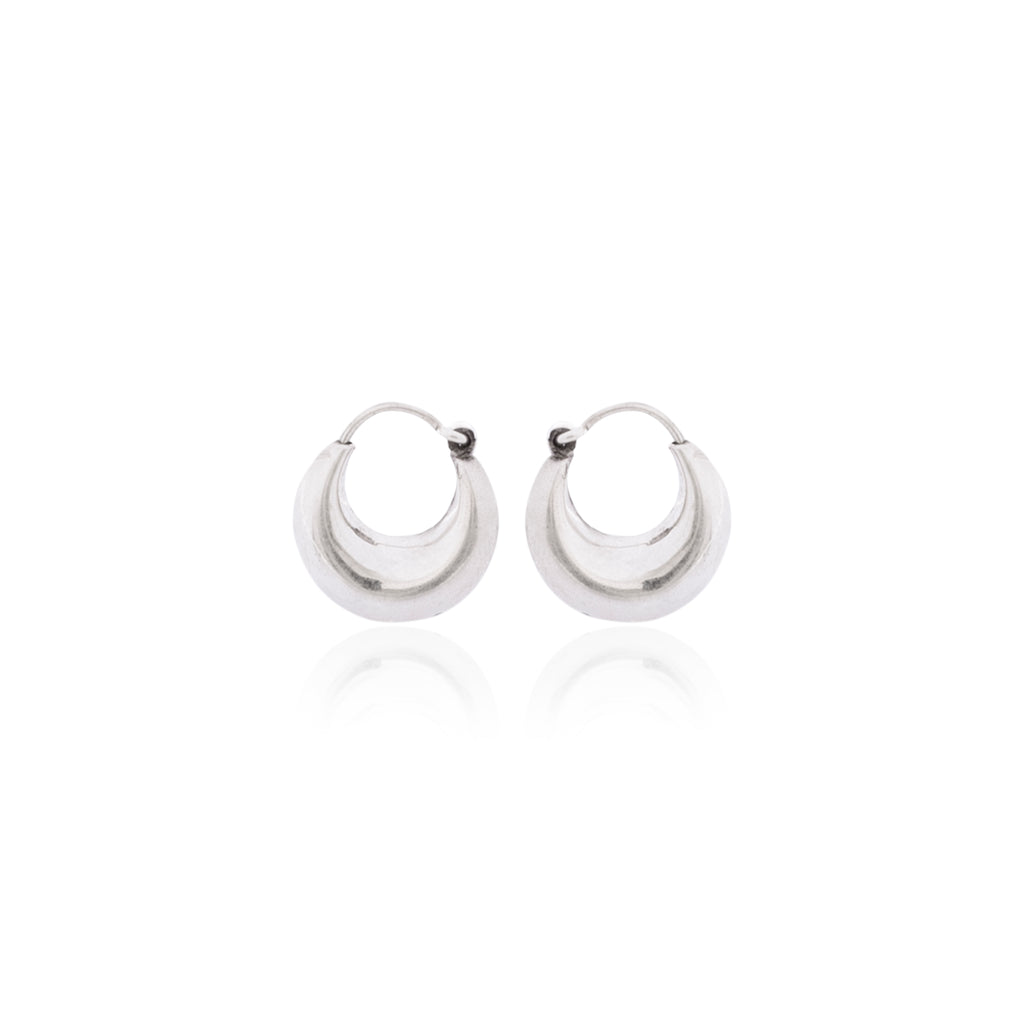 925 Silver Trendy Kaju Bali Earring for Men