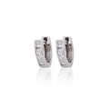 Silver Slim Bali Round Mens /Boys Earring