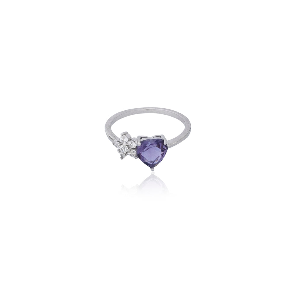 Queen Heart Silver Ring 925