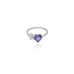 Queen Heart Silver Ring 925