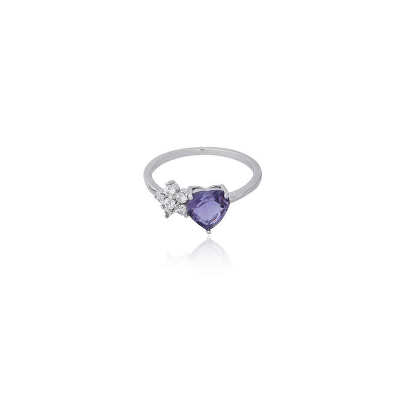Queen Heart Silver Ring 925