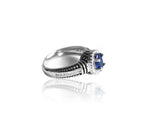 Turkish Ring with Opalite in Sterling Silver