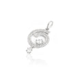 925 Sterling Silver Hoop Pendant