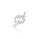 925 Sterling Silver Hoop Pendant