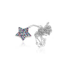 EVIL EYE STERLING SILVER STAR OF DAVID NECKLACE