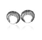 925 Sterling Silver Oxidized Silver Malhar Danglers Earring
