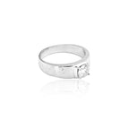 Leah 925 Silver Moissante Ring