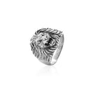 Lion Shape Silver Ring