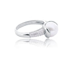 Maya Studded Pearl Silver 925 Ring