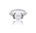 Maya Studded Pearl Silver 925 Ring