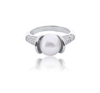 Maya Studded Pearl Silver 925 Ring