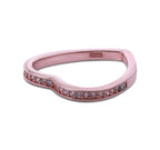 Embellished Heart Rose Gold Silver 925 Ring
