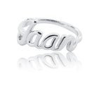 Jaan Word Silver 925 Ring