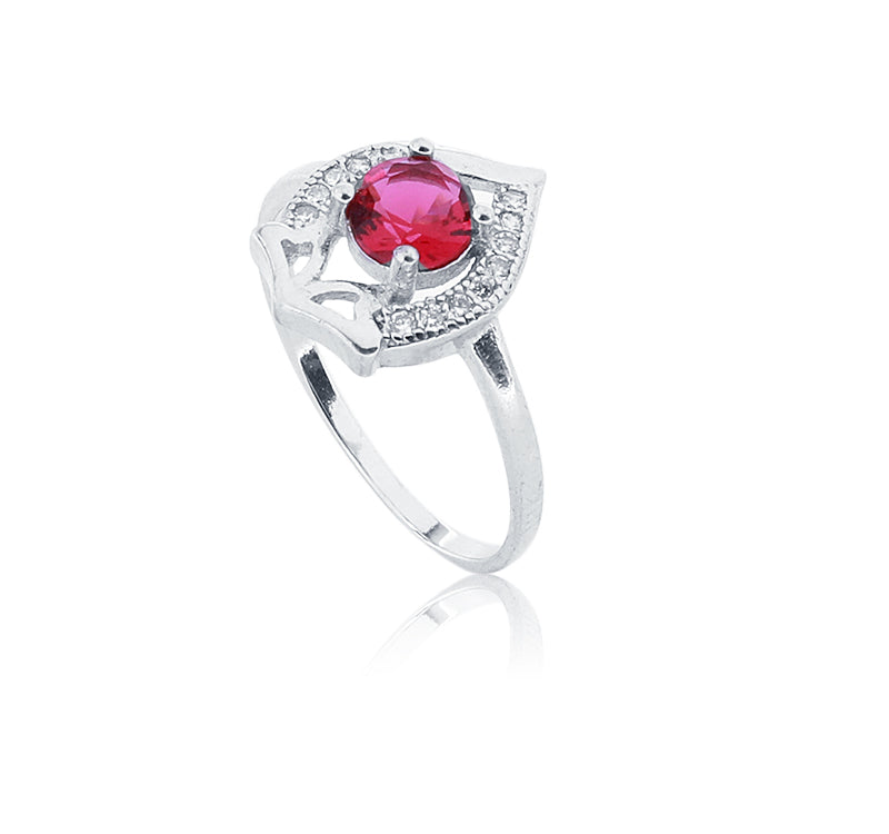 Mughdha Pink Silver 925 Ring