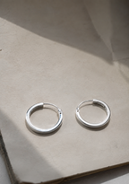 Classic Silver Hoop Earrings