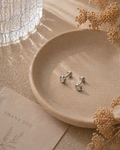 Classic 925 Silver Heart Stud Earrings