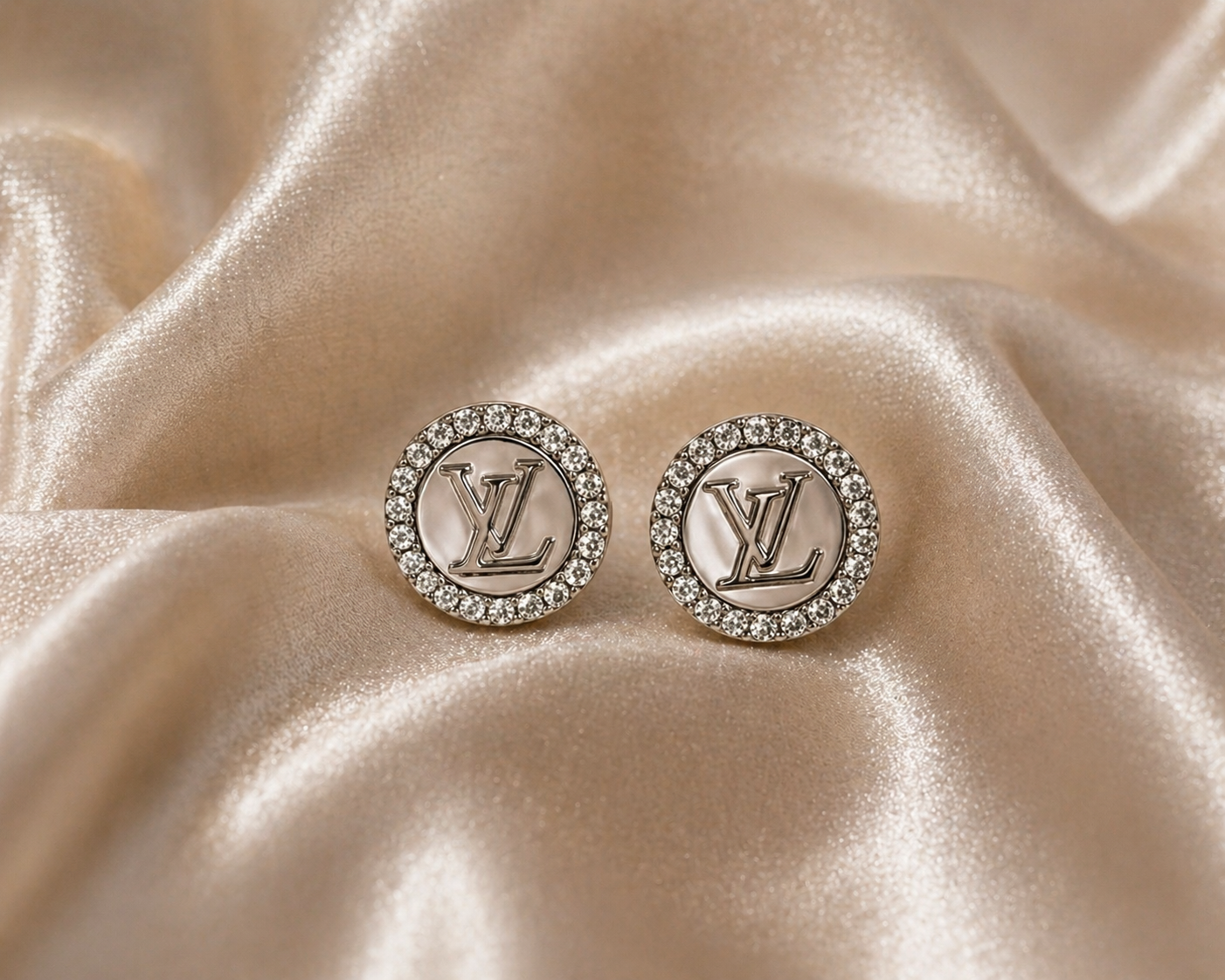 Textured Leaf Stud Earrings